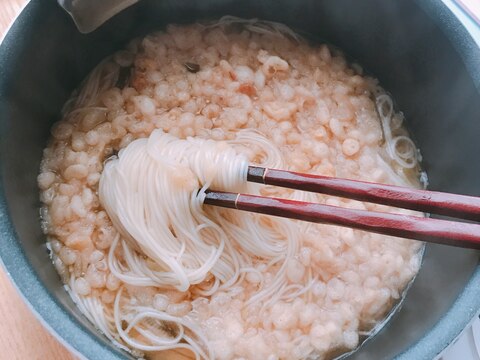 即食べられる❤︎そーめんで❤︎簡単にゅーめん